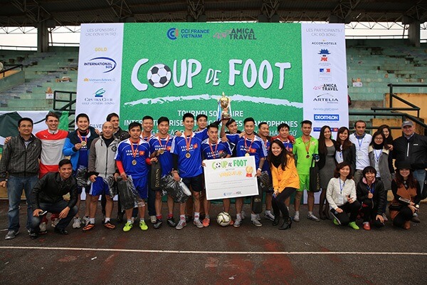 L'équipe France Alumni Vietnam - Vainqueur du tournoi 