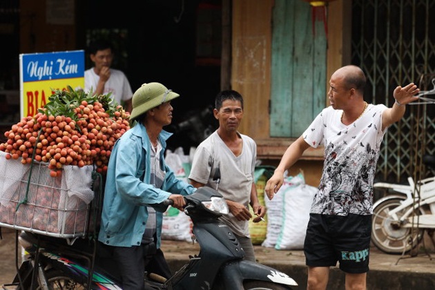 livraison de litchi à Hanoi