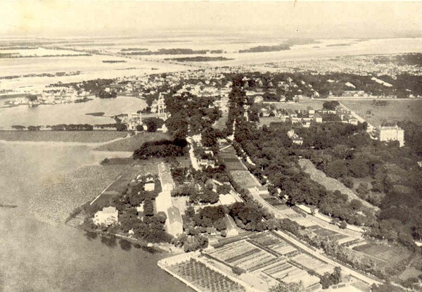 la villa vue du ciel en 1913