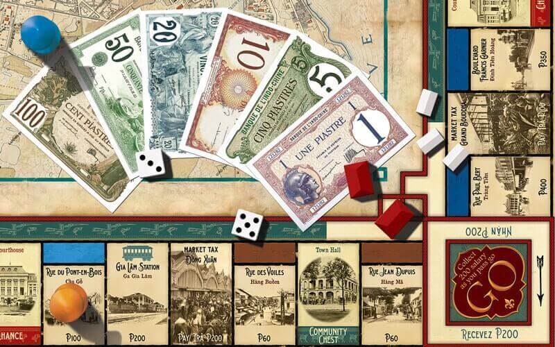 plateau de Monopoly version coloniale - Amica Travel