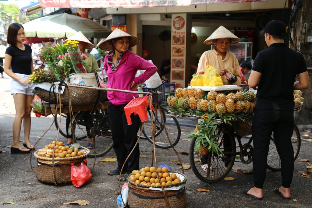 fleurs et fruits à un coin de rue hanoi blog